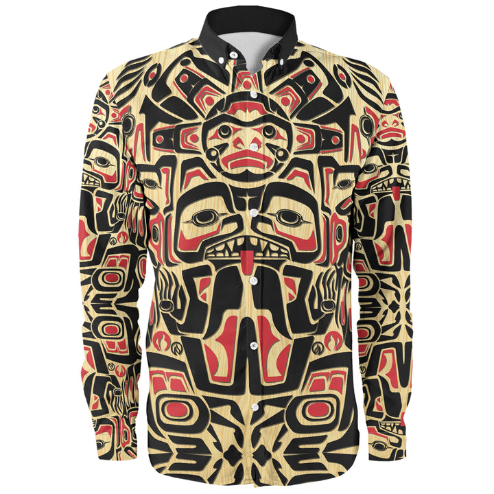 Canada Long Sleeve Shirt Haida Echo Voice Of The Old North