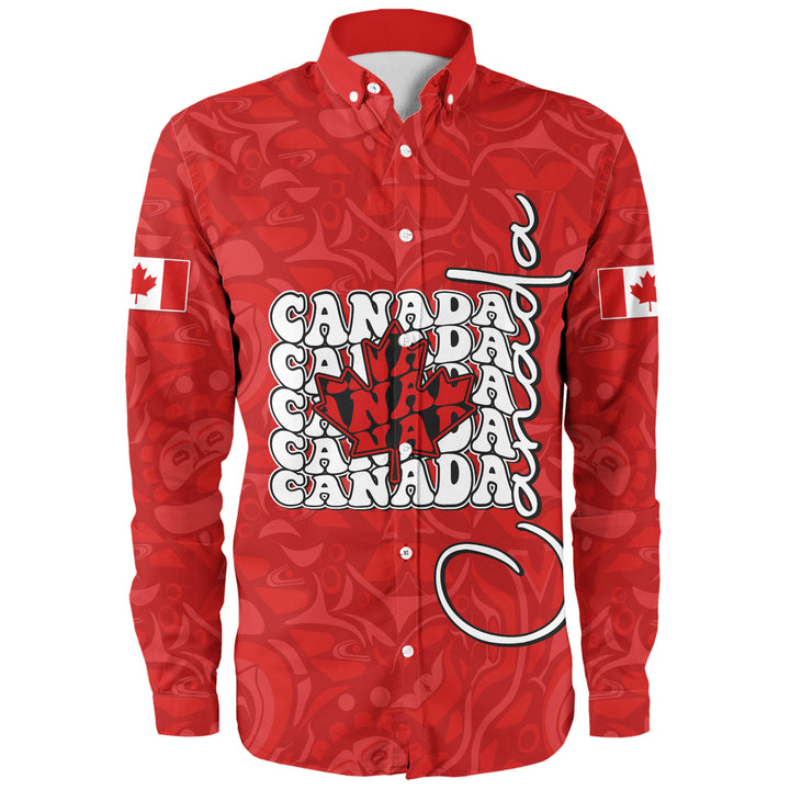 Canada Long Sleeve Shirt Roots Of The North