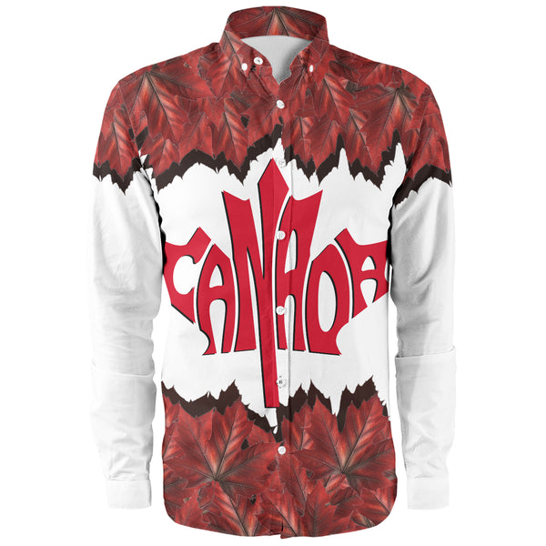 Canada Long Sleeve Shirt Red Leaf Dominion
