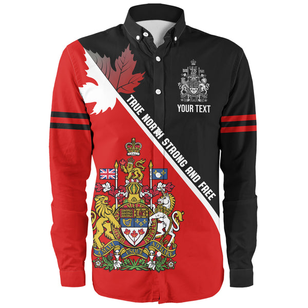 Canada Long Sleeve Shirt Custom Proud Canadian Coat