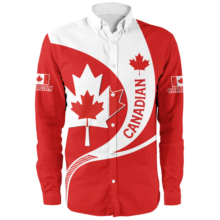 Canada Long Sleeve Shirt Proud Canadian Maple