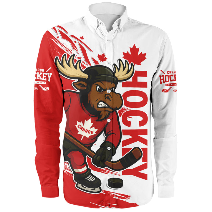 Canada Long Sleeve Shirt Canada Hat Trick Classic