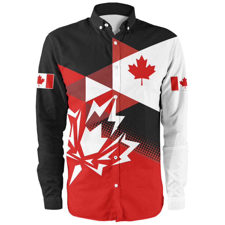 Canada Long Sleeve Shirt Canada Maple Streetwear Graphic Style