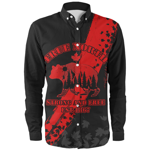 Canada Long Sleeve Shirt Canada 1867 Maple Heritage