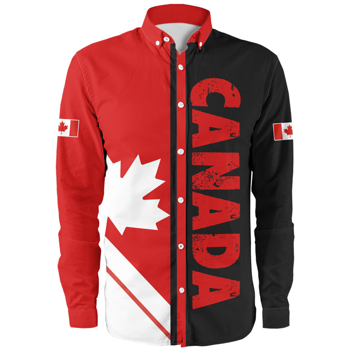 Canada Long Sleeve Shirt Maple Power Canada Split