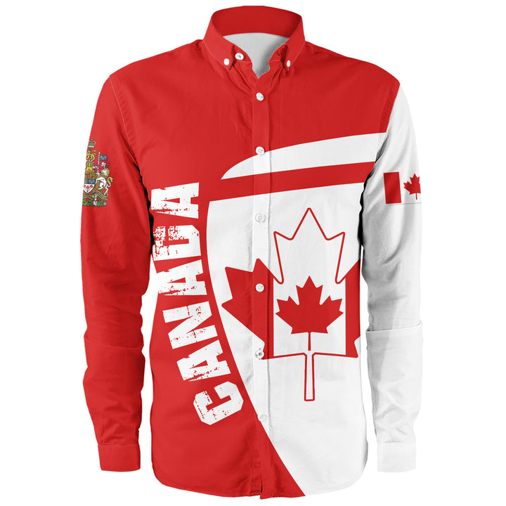 Canada Long Sleeve Shirt Canada Maple Leafs Half Concept