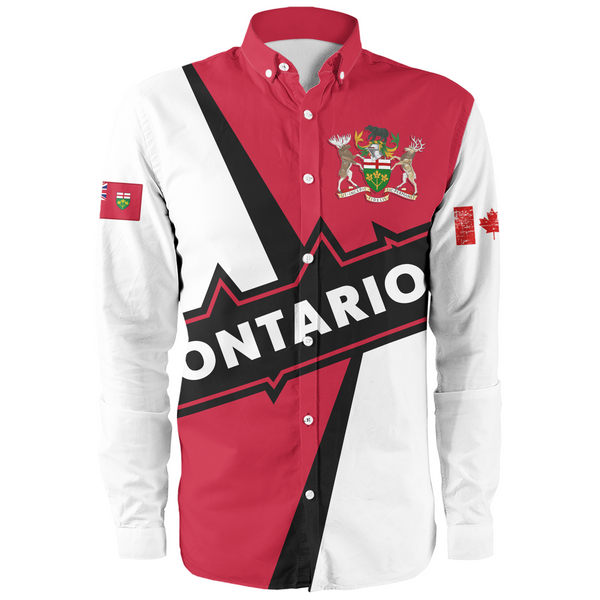 Ontario Long Sleeve Shirt Loyal True North Provincial Style