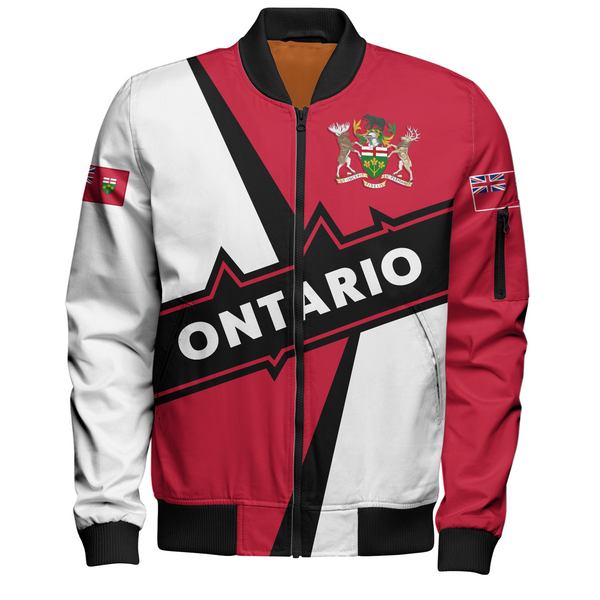 Ontario Bomber Jacket Loyal True North Provincial Style
