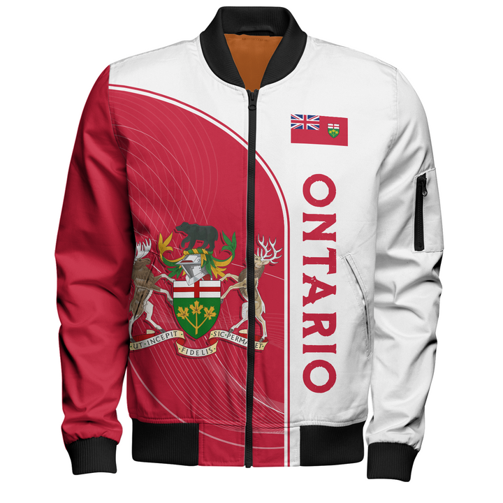 Ontario Bomber Jacket Proud Provincial Heritage