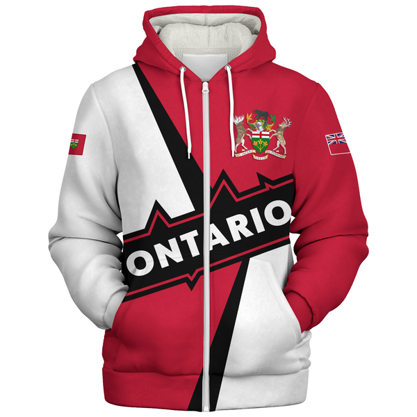 Ontario Sherpa Hoodie Loyal True North Provincial Style