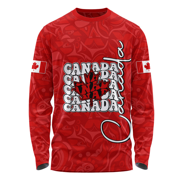 Canada Long Sleeve T-Shirt Roots Of The North