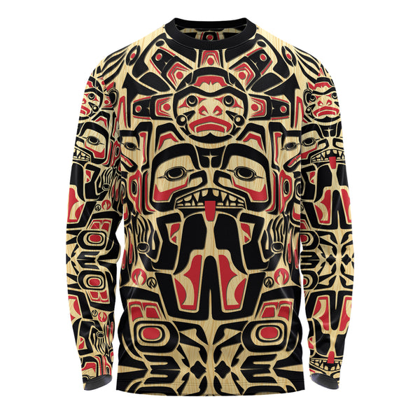 Canada Long Sleeve T-Shirt Haida Echo Voice Of The Old North