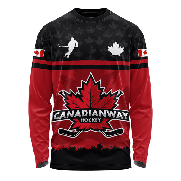 Canada Long Sleeve T-Shirt True North Hockey Pride