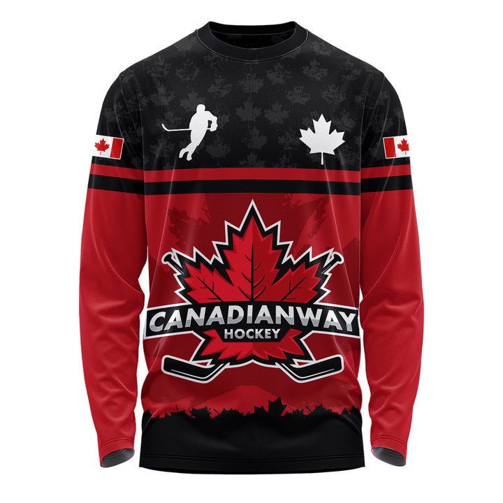 Canada Long Sleeve T-Shirt True North Hockey Pride