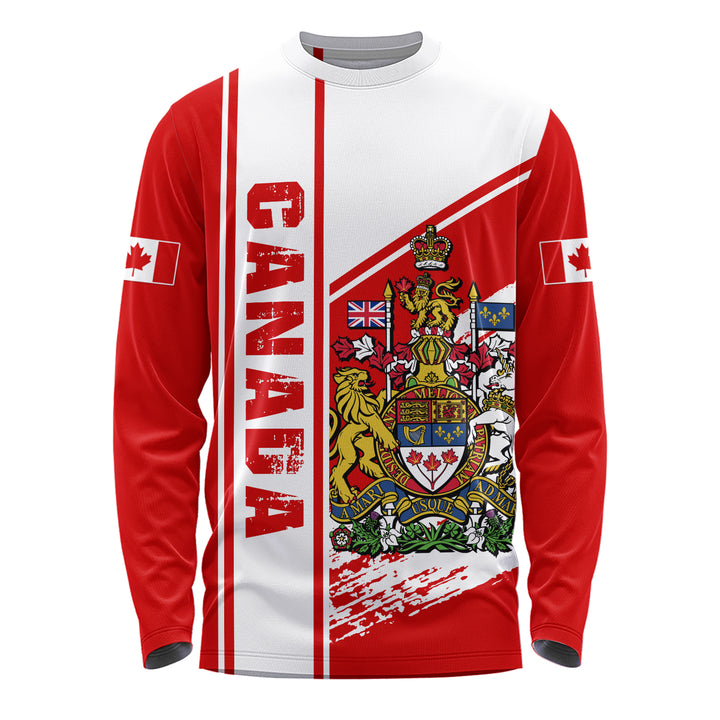 Canada Long Sleeve T-Shirt Canada Heritage Crest