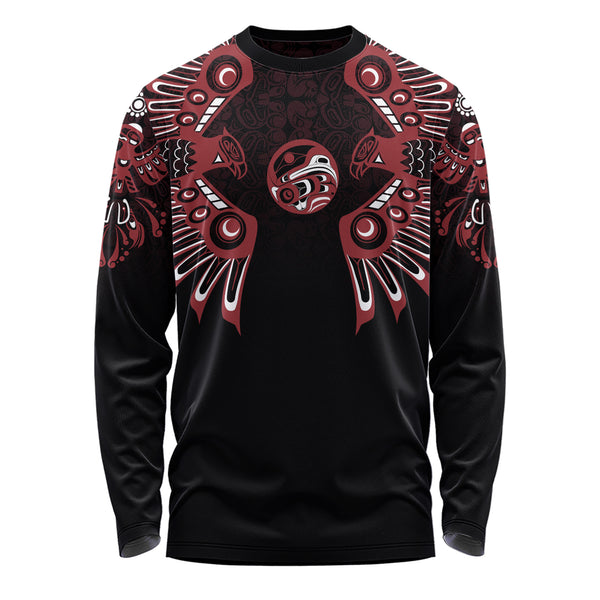 Canada Long Sleeve T-Shirt Haida Echo Of The Wild North
