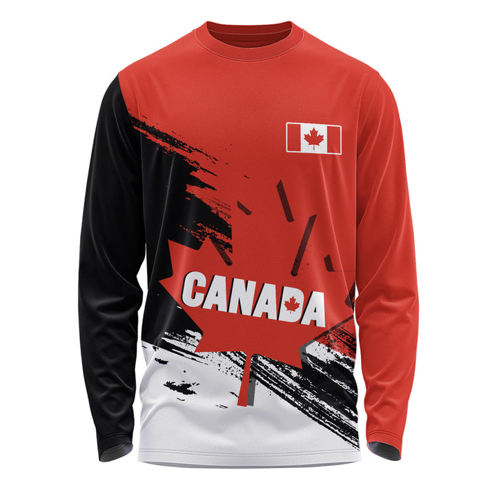 Canada Long Sleeve T-Shirt Canada Maple Crest Honor