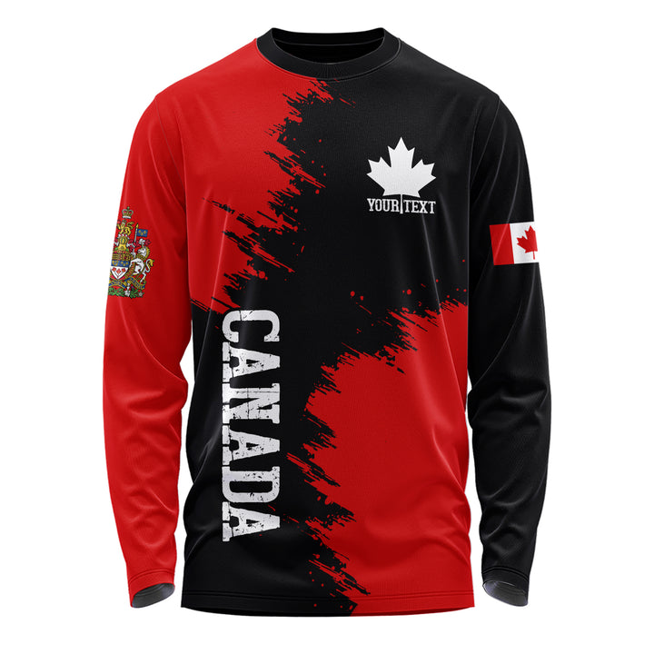 Canada Long Sleeve T-Shirt Canada Maple Clash