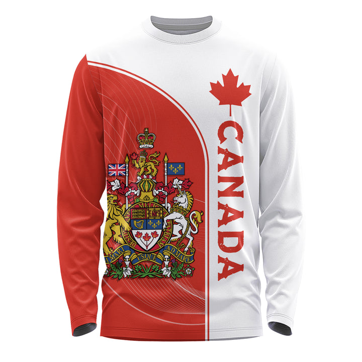 Canada Long Sleeve T-Shirt Canadian Royal Emblem
