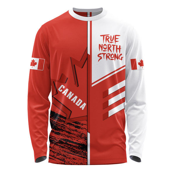 Canada Long Sleeve T-Shirt Canada Maple Streetwear
