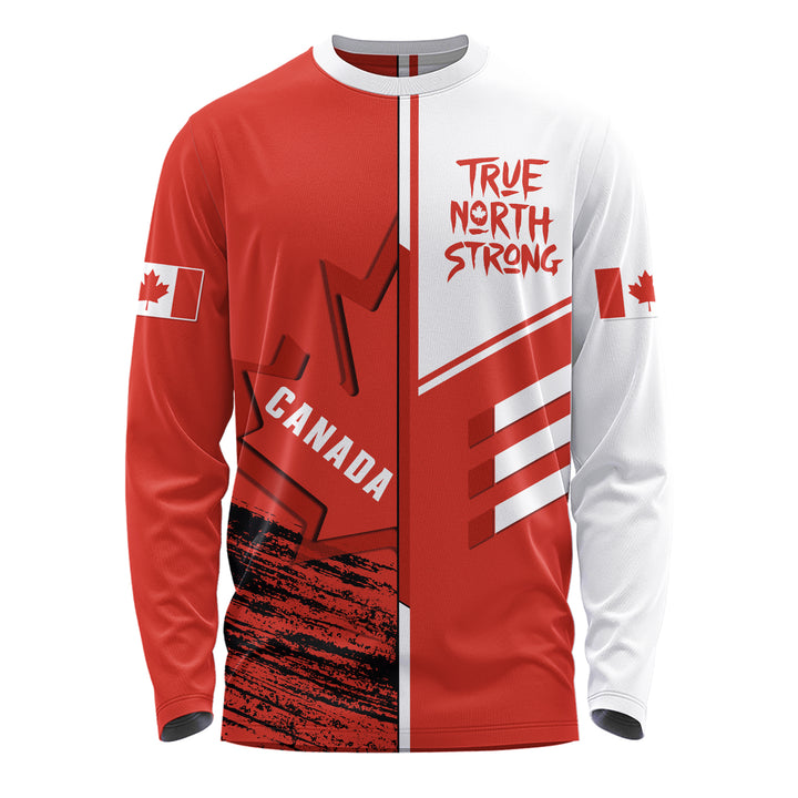 Canada Long Sleeve T-Shirt Canada Maple Streetwear