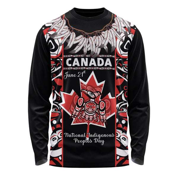 Canada Long Sleeve T-Shirt National Indigenous Peoples Day Canadian Indigenous Haida