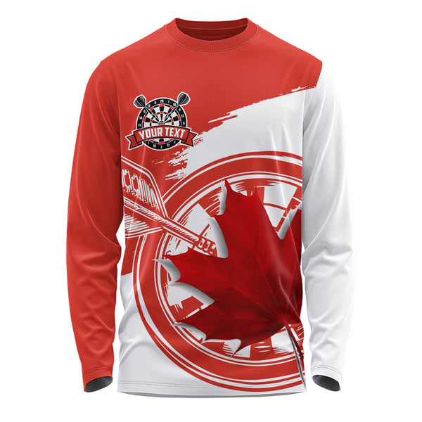 Canada Long Sleeve T-Shirt Sharp Maple Dart Shot
