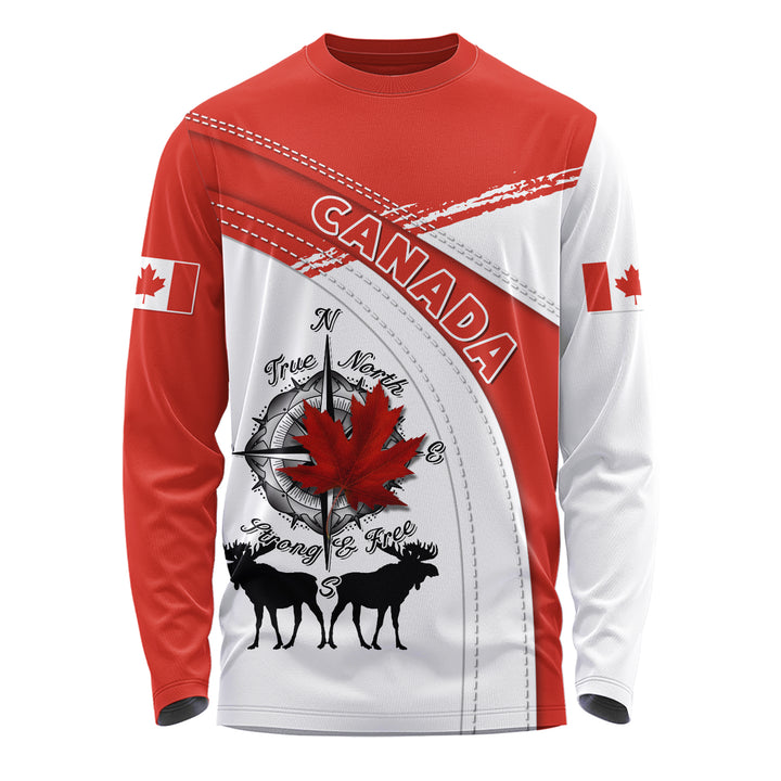 Canada Long Sleeve T-Shirt Canada Northern Glory