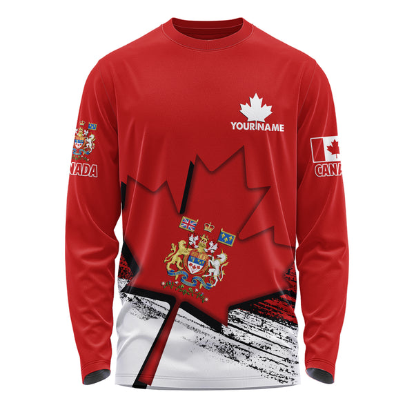 Canada Long Sleeve T-Shirt Canada���s Heritage Warrior