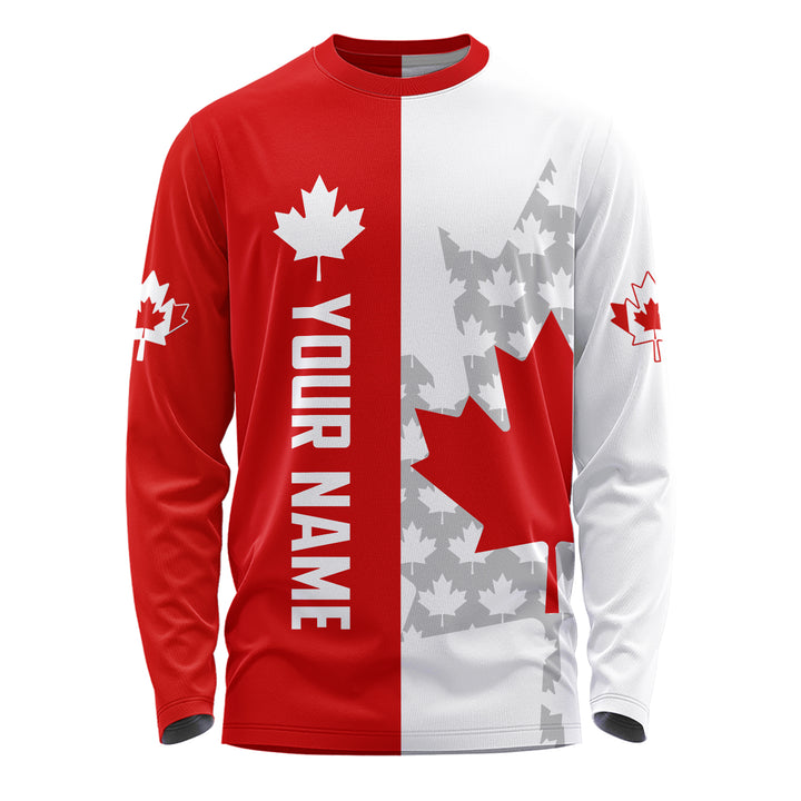 Canada Long Sleeve T-Shirt Custom True North Signature
