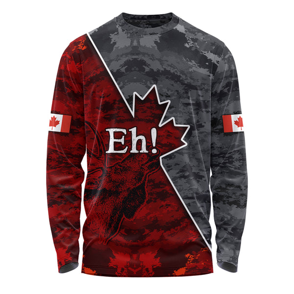 Canada Long Sleeve T-Shirt Camouflage Maple Strength