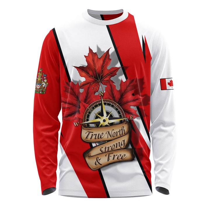 Canada Long Sleeve T-Shirt Canada True North Compass