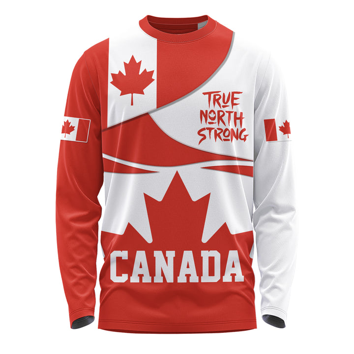 Canada Long Sleeve T-Shirt Canada True North Strong Legend
