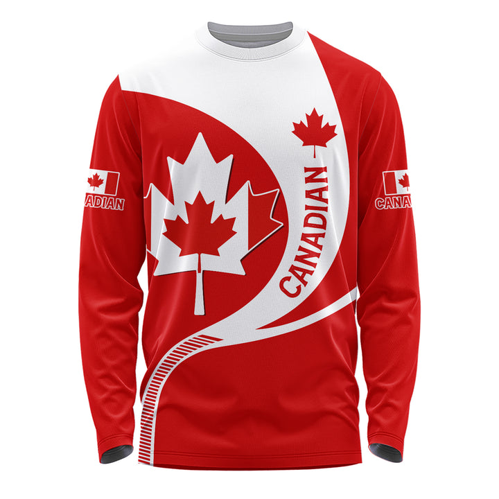 Canada Long Sleeve T-Shirt Proud Canadian Maple