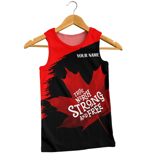 Canada Tank Top Custom Maple Power Blackout