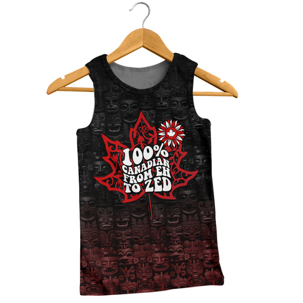 Canada Tank Top Totem Shadows Canada’s Spirit