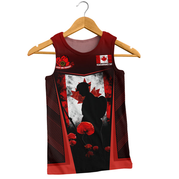 Canada Tank Top Remembrance Day Heroes Of The Maple Leaf