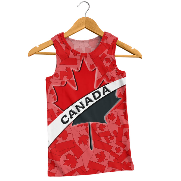 Canada Tank Top Born Canadian Built Proud