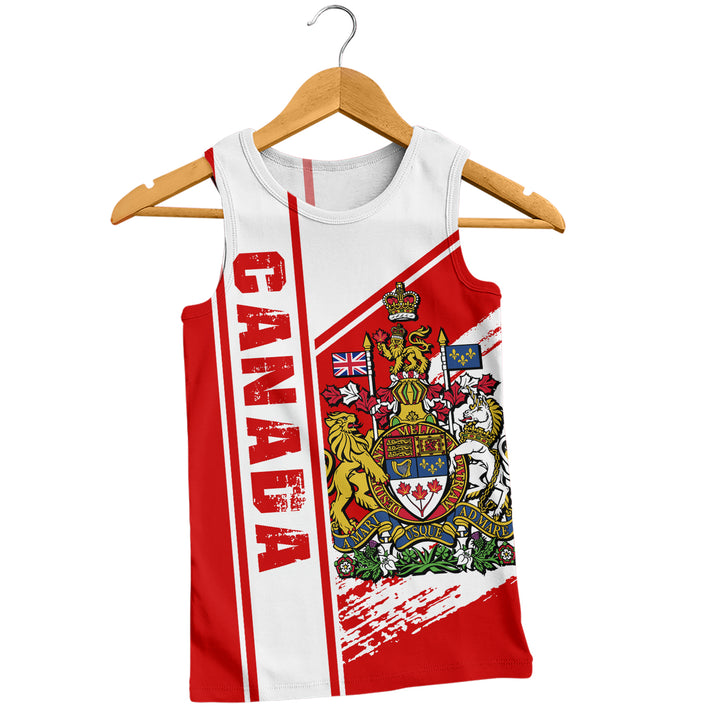 Canada Tank Top Canada Heritage Crest