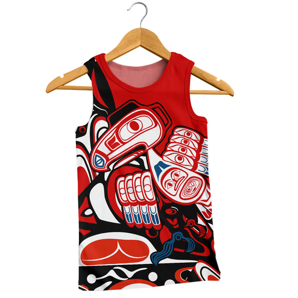 Canada Tank Top Haida Red Totem Legacy