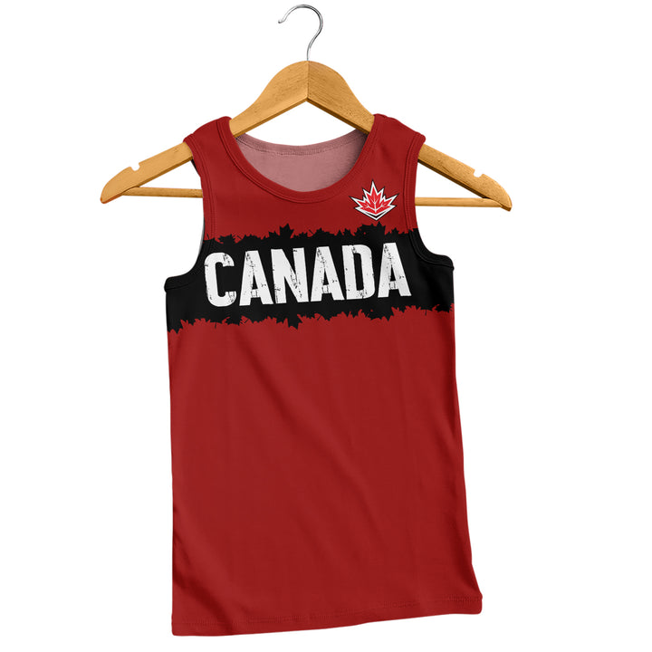 Canada Tank Top Red & Black True North