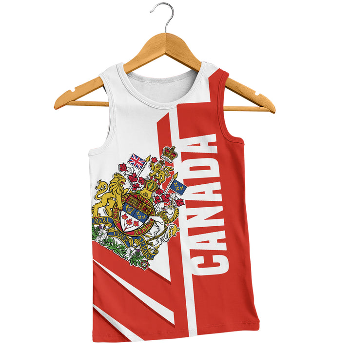 Canada Tank Top Canada Coat Of Arms Tribute