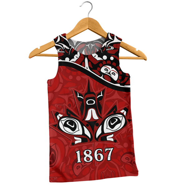Canada Tank Top Haida Indigenous Power 1867