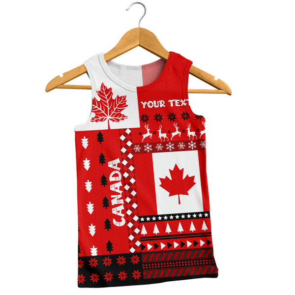 Canada Tank Top Nordic Maple Christmas Spirit