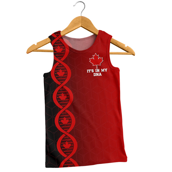 Canada Tank Top DNA Of A True Canadian