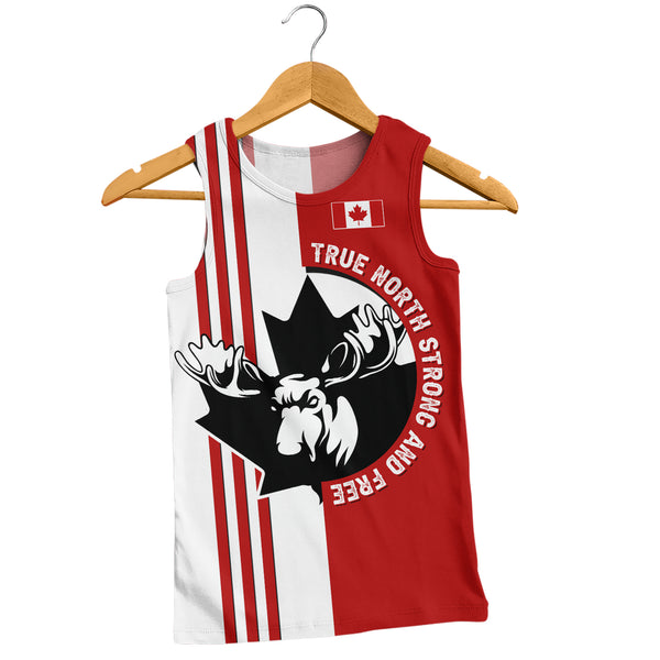 Canada Tank Top Born North Wild And Proud