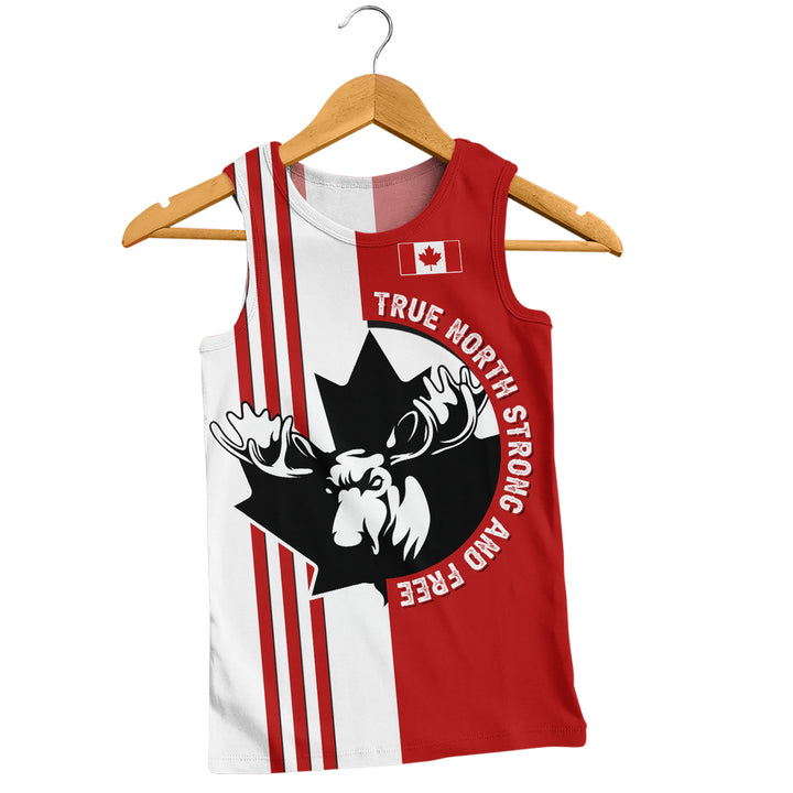 Canada Tank Top Born North Wild And Proud