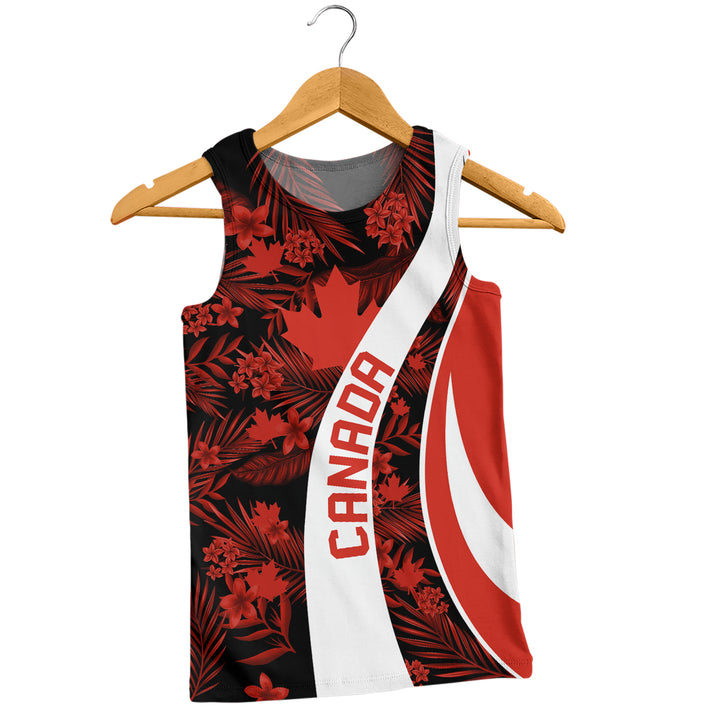 Canada Tank Top Canada Vintage Tropical Summer Style