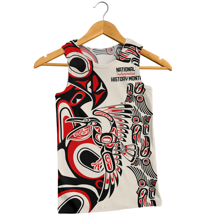Canada Tank Top Haida Sacred Wings History Month Edition