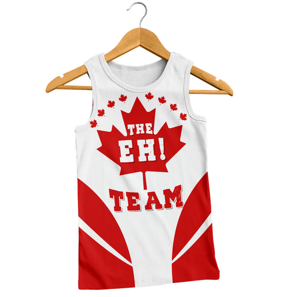 Canada Tank Top Custom Canada The Eh Team Maple Leaf
